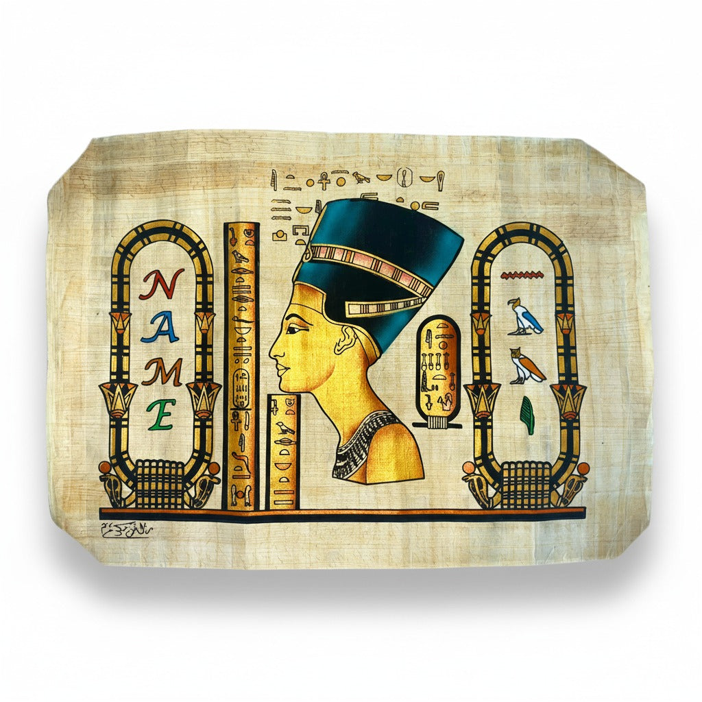 Design 1: Königin Nofretete Papyrus
