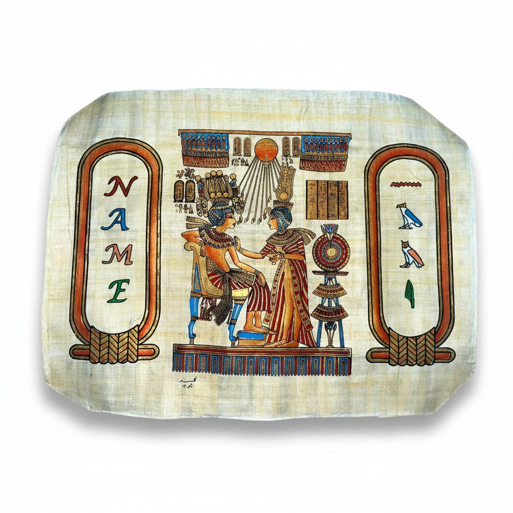 Echnaton & Nofretete Papyrus